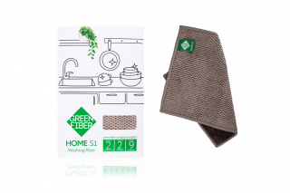 Green Fiber HOME S1, Файбер для мытья посуды, серый