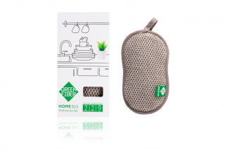 Green Fiber HOME S15, Губка для мытья посуды, серая